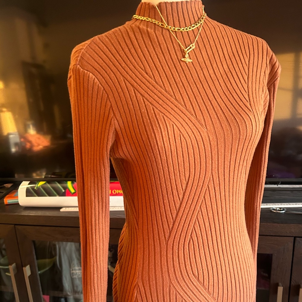 Lulus Ribbed Mini Dress